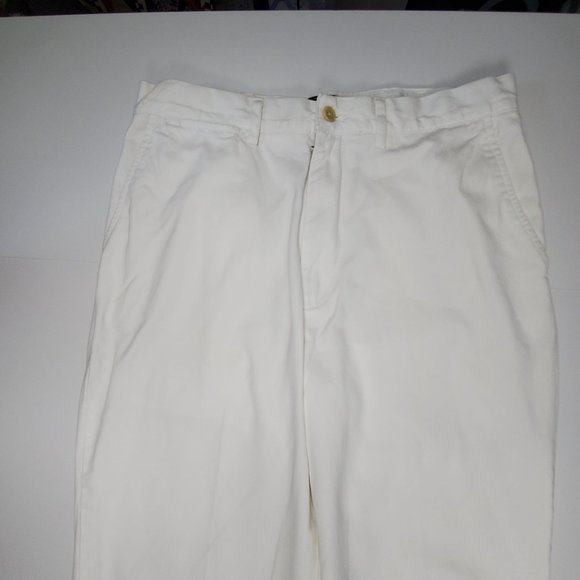 Polo by Ralph Lauren Mens pants sz 31 30 Prospect Pant white cotton - Picture 7 of 10